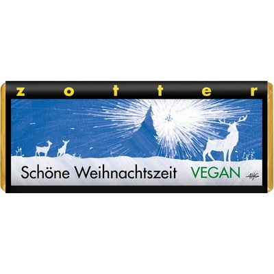 Zotter Bio plněná vegan čokoláda Nádherný vánoční čas 70 g