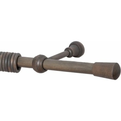 Inteza Viking sada drevenej garniže Sivá, 120cm