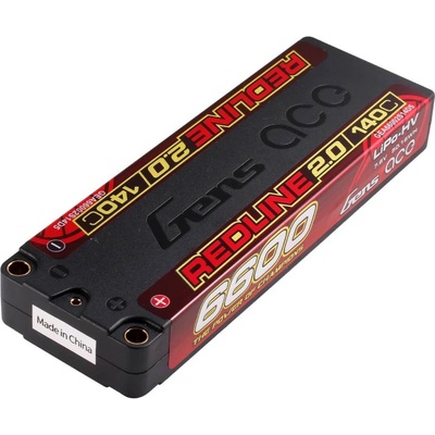GensAce Redline 2.0 2S HV 7.6V-140C-6600 139x47x20mm 244 g