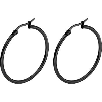 HARAHU Обици bi-28326 - Черна kp28326 (bi-28326)