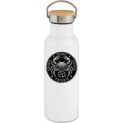 123TRIKO termoska Horoskop RAK, bílý potisk 500 ml