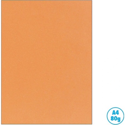 Papír barevný A480 g oranžový