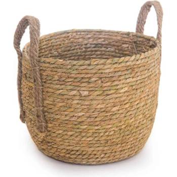 Image 1 of КОШНИЦА КОНОПЕНА ПЛЕТЕНА 25x20см (10741)