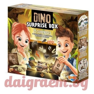 Buki France Комплект кутия изненада Динозаври buki 2135 (bk2135)