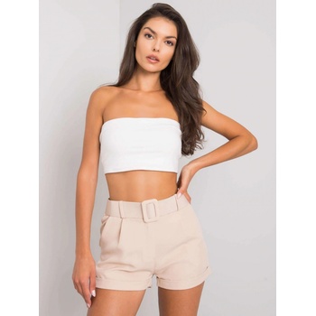 Dámské šortky s páskem dhj-sn-13193.13p beige