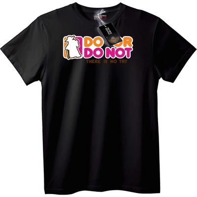 NOONEBRAND Тениска Do or Do Not - 2XL, Black
