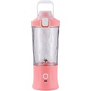 Verk 07296 Láhev se Smoothie mixérem LED RGB 600 ml růžová
