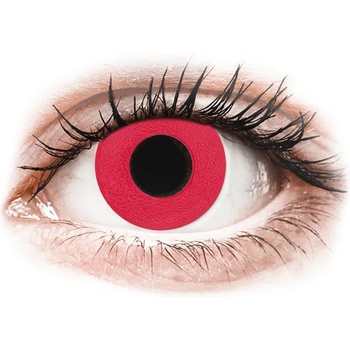Image 1 of Gelflex CRAZY LENS - Solid Red - дневни с диоптър (2 лещи)