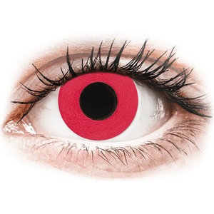 Gelflex CRAZY LENS - Solid Red - дневен диоптър (2 лещи) - leshti