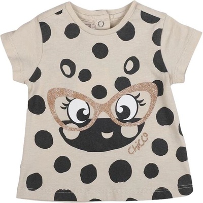 Chicco Girls Knitted Tee Light Natural