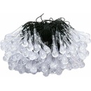 IMMAX DROP solárna, 100× LED, 10 m, IP65, teplá biela