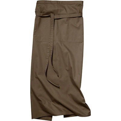 CG Workwear Gastro zástěra Roma odolná proti pomačkání Taupe CGW1260