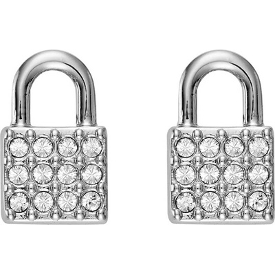 DKNY třpytivé náušnice Visací zámky 5520119