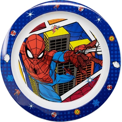 STOR Dětský talíř Spiderman 22 cm plastový