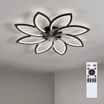 Brilagi - димируем LED таванен вентилатор LED/43W/230V Ø 90 см черен + дистанционно (BG4025)