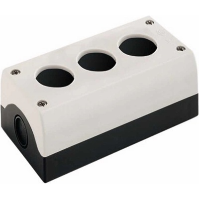 Eaton M22-I3 skříň pro montáž na povrch 3 instalační pozice, pro upevnění na podlaze (Ø x v) 22 mm x 80 mm antracitová 1 ks