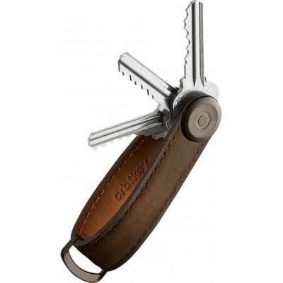 Klíčenka Kožená OrbitKey 2.0 Crazy Horse Oak Brown – Zbozi.Blesk.cz