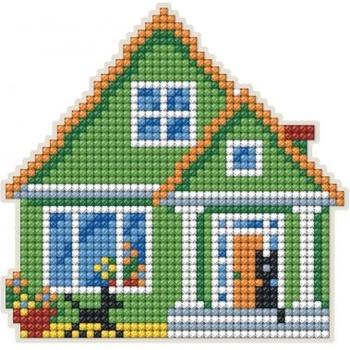 Collection D'Art Collection D`art - Фигура с диамантена мозайка и магнит - Къща (DCM066)