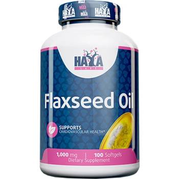 Image 1 of Haya Labs Flax Seed Oil 1000 mg [100 Гел капсули]