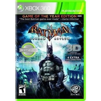 Warner Bros. Interactive Batman Arkham Asylum [Game of the Year Edition-Platinum Hits] (Xbox 360)