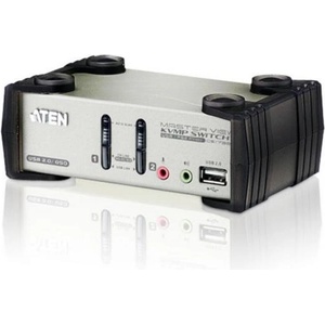 ATEN KVMP превключвател, ATEN CS1732B, 2-портов, PS/2-USB, VGA, Audio, OSD (ATEN-CS1732B-A7-G) - hits