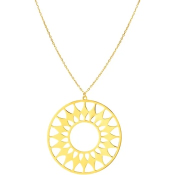 Image 1 of SAVICKI Колие с мандала Savicki: позлатено сребро