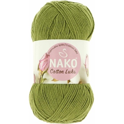 Nako Cotton Luks 97588 olivovo zelená