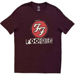 Foo Fighters Albums Symbols (Back Print) Maroon Red XL Риза (FOOTS84MM04)