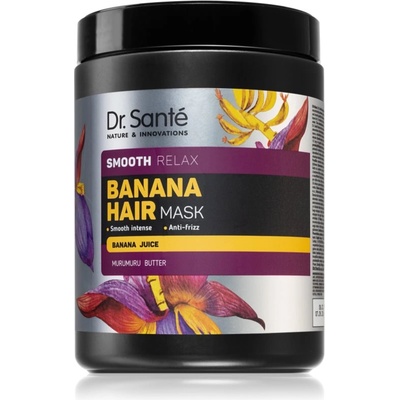 Dr. Santé Banana хидратираща и изглаждаща маска за суха коса 1000ml