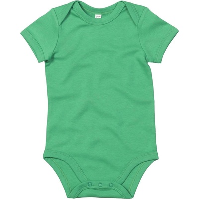 Babybugz Dojčenské body s krátkymi rukávmi Stredne zelená