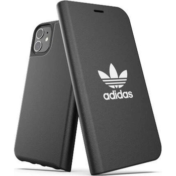 Adidas Originals Basic Booklet Case - хоризонтален кожен калъф, тип портфейл за iPhone 11 (черен)
