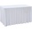 vidaXL 2 бр стреч покривки за маса с драперия, 120x60, 5x74 см, бели (133584)