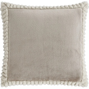 Catherine Lansfield Dekorační polštář 55x55 cm Velvet and Faux Fur - Catherine Lansfield (DS/54492/W/CU55/NT)