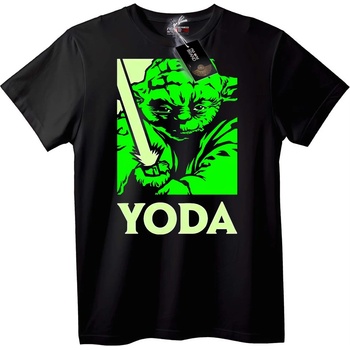 NOONEBRAND Тениска Star Wars Йода - 2XL, White