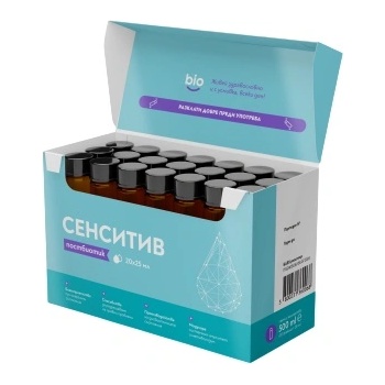 Bibiotic Сенситив Постбиотик за хора с повишена чувствителност, 20 х 25 ml, Bibiotic (10060298)