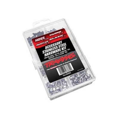 Traxxas Комплект винтове от неръждаема стомана Traxxas (за Hoss 4X4 VXL/Slash 4X4/Stampede 4X4/Rustler 4X4)