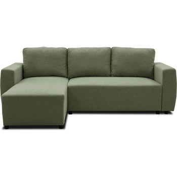 PGS Ъглов разтегателен диван pharell, реверсивен, Маслиново зелено (hfpgspharella126224)