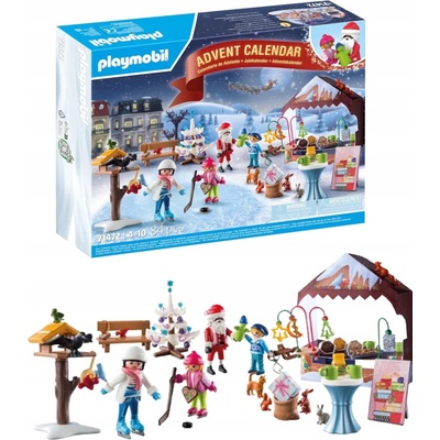PLAYMOBIL 71472 Adventný kalendár Výlet na vianočné trhy