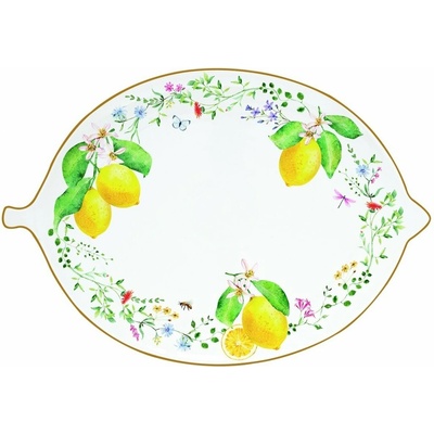 Easy Life Servírovací tanier 30 cm Fleurs et Citrons