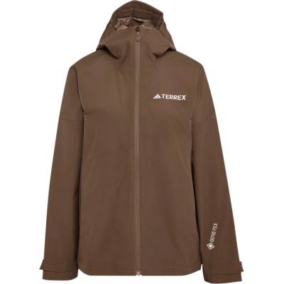 adidas Terrex Дамско водоустойчиво яке adidas Terrex Women's Xploric 2 Layer GORE-TEX Jacket Waterproof jacket - Earth Strata (102-4477-0614)