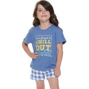 Dětské pyžamo Chill out modré