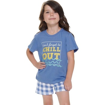 Dětské pyžamo Chill out modré