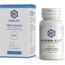 Alpha-CAT Konopné CBD kapsle 60x30mg 1800 mg