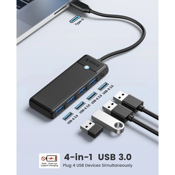 ORICO USB хъб Orico - PAPW4A-C3-015-WH-EP (PAPW4A-C3-015-WH-EP)