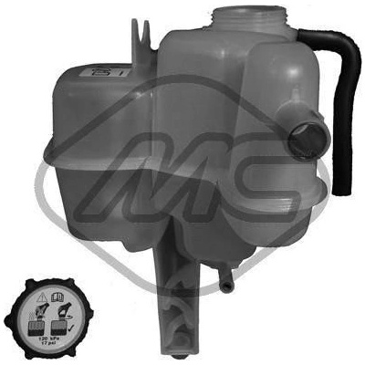 Metalcaucho Vyrovnávací nádoba chladicí kapaliny MTC 03944