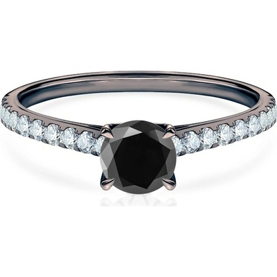Savicki Zásnubný prsteň Share Your Love čierne zlato čierny diamant SYL P3 CZD DIA CZ