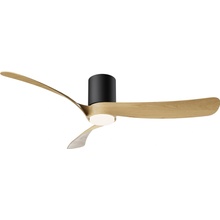 Mantra Nemo II M LED 19W 3000-5000K, černá/světlé dřevo 122cm