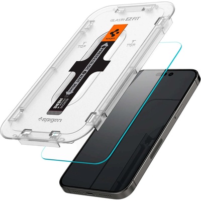 Spigen Glas. tR EZ Fit Tempered Glass - стъклено защитно покритие за дисплея на iPhone 15 Plus (прозрачен)