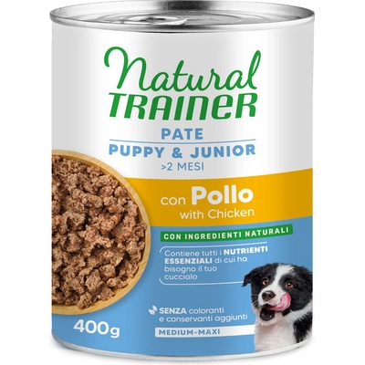 Natural Trainer Pate Medium & Maxi Puppy & Junior 6 x 400 g