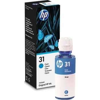 Image 1 of HP 31 Cyan Original Ink Bottle | 1VU26AE (1VU26AE)